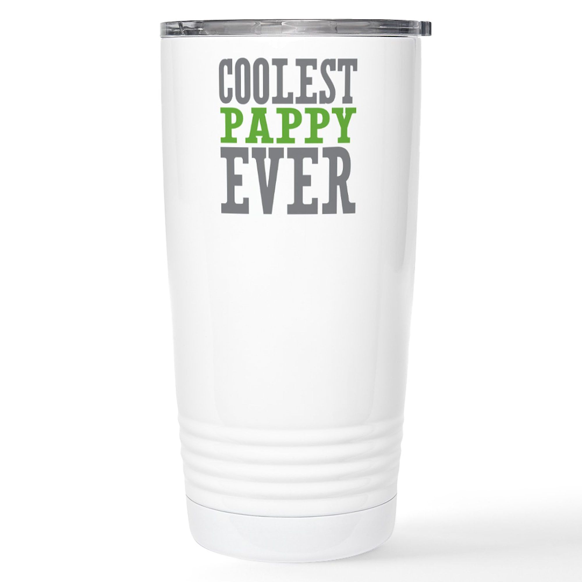 CafePress Coolest Pappy Stainless Steel Travel Mug 20 oz. Insulated Stainless Steel Coffee Tumbler