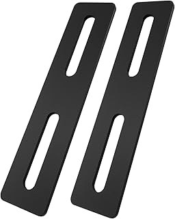 Steel Ditch Light Bracket Extension Compatible with Most Ditch Light Brackets, LED Ditch Light Mounting Bracket Extension Kit Fits for SUV Trucks Off-Road Vehicles, Black, 2 Pieces