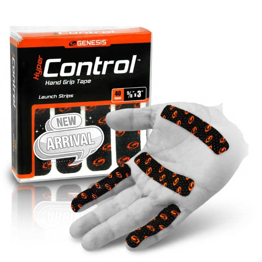 Genérico Hyper Control Finger Grip Tape Maximum adhérence et stabilité pour Bowling moderne. Augmente la traction et la précision. Idéal pour deux mains ou traditionnel. Consistance à chaque coup