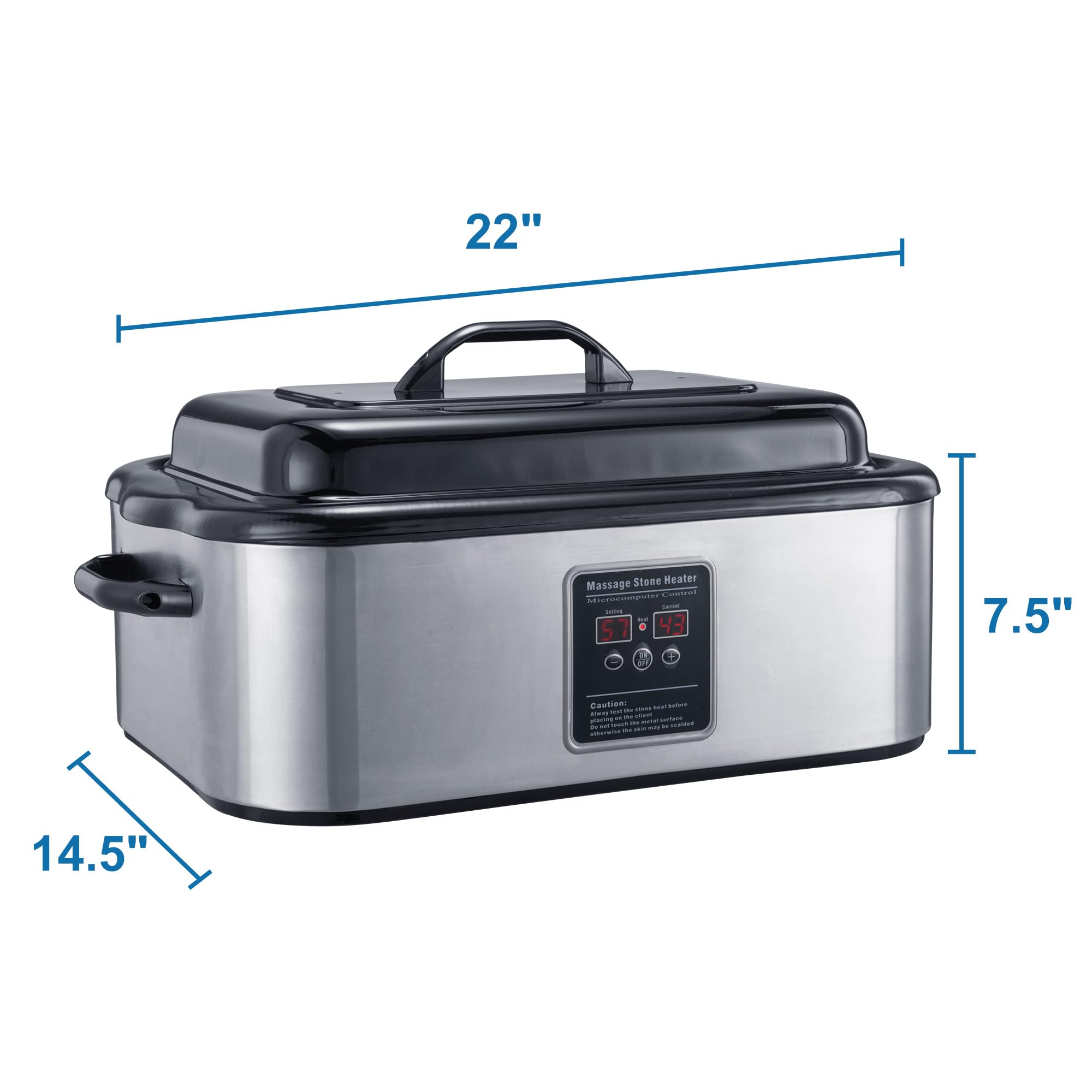 Amazon.com : Master 18 Quart LED Hot Stone Warmer with Digital