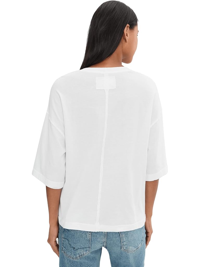 White Free People We The Free Perfect Oversized Tee