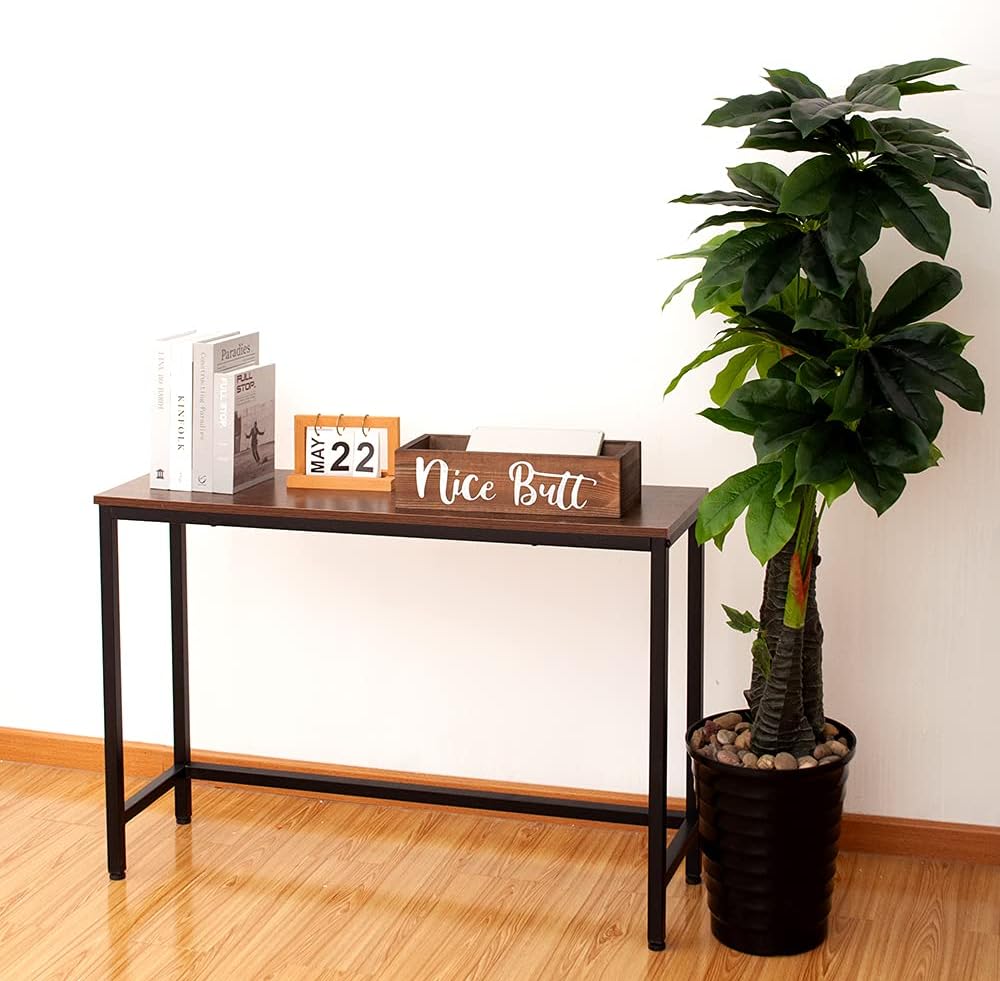 AZL1 Life Concept Console Table, Sofa Table for Living Room，Hallway，Entryway, Entrance Hall, Corridor - Wood Look Metal Frame : Home & Kitchen