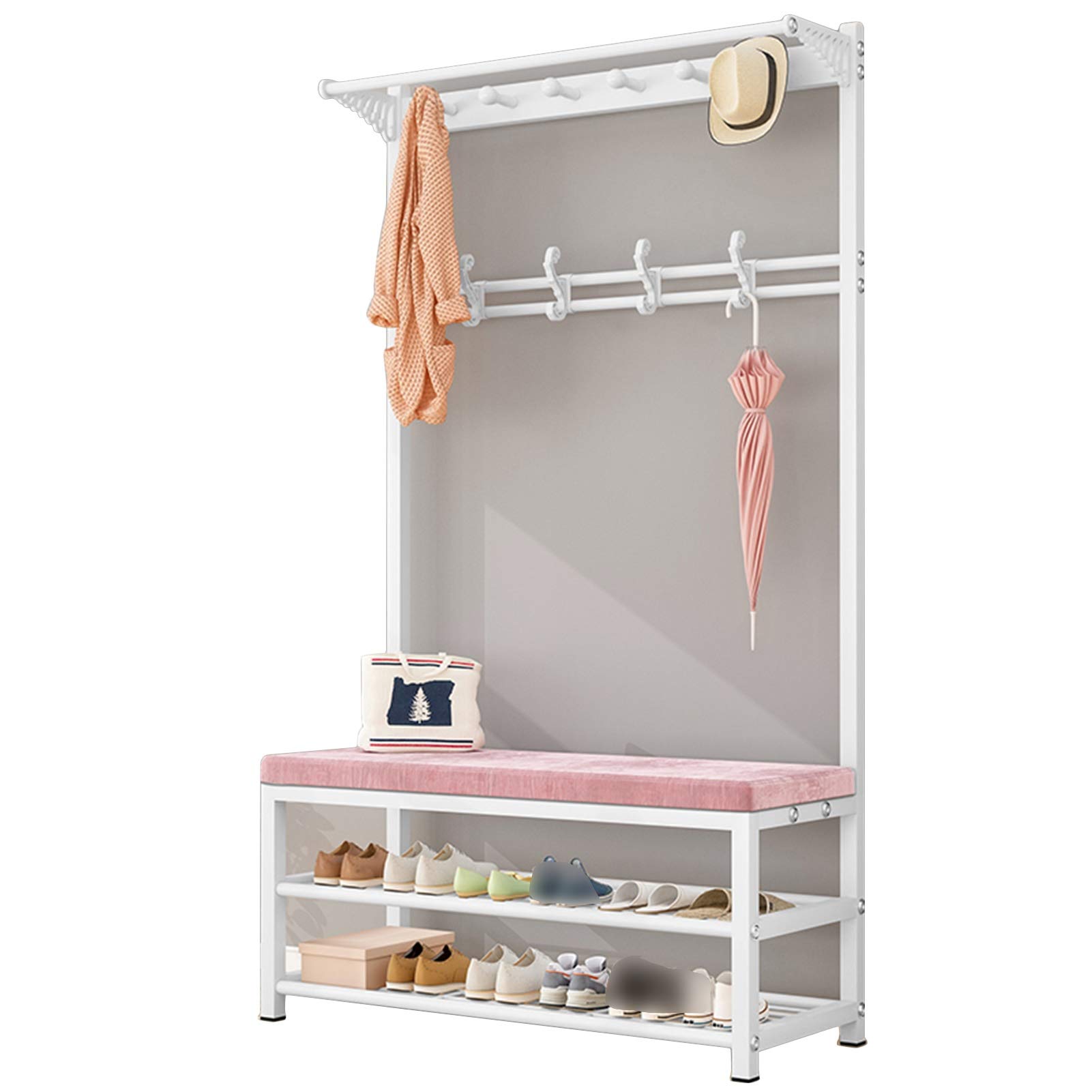 Cintre à cadre en métal pour simplifier la routine du matin dans l'entrée