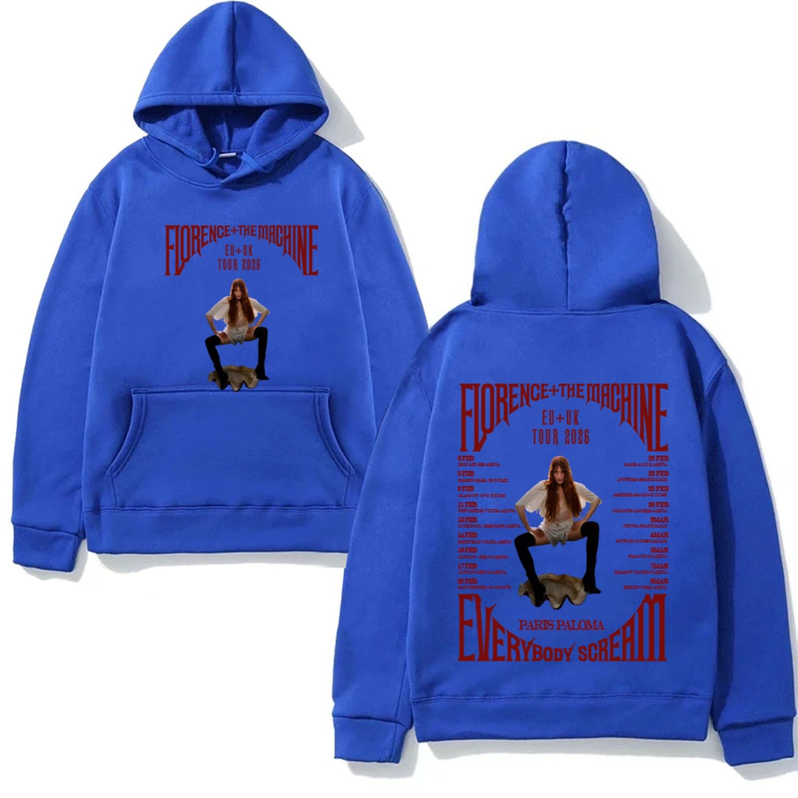CUTTE Florence + The Machine Hoodie with Paris Paloma's 'Everybody