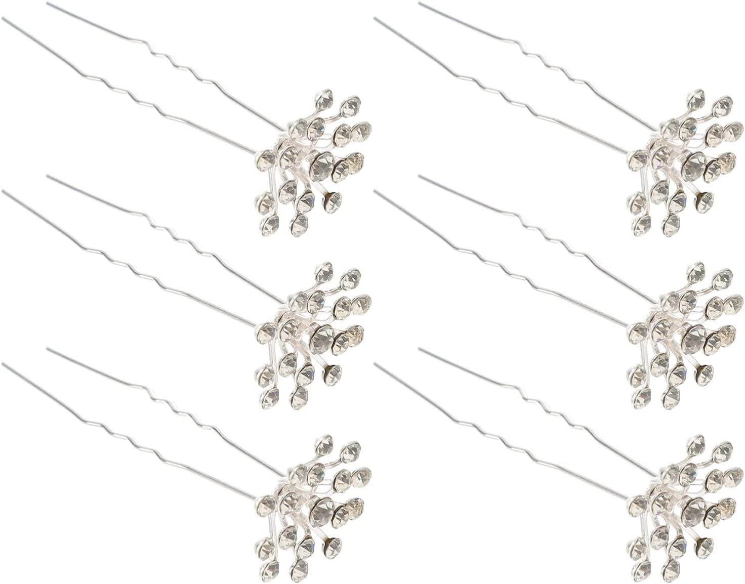 Forcine for capelli ， Fermagli for capelli for donna ， 40 pezzi Copricapo Spose Elegante Forcella Capelli Spilla da sposa Accessorio Ragazze Perle Chic Updo Chignon Gypsophila Damigelle d'onore Fiore