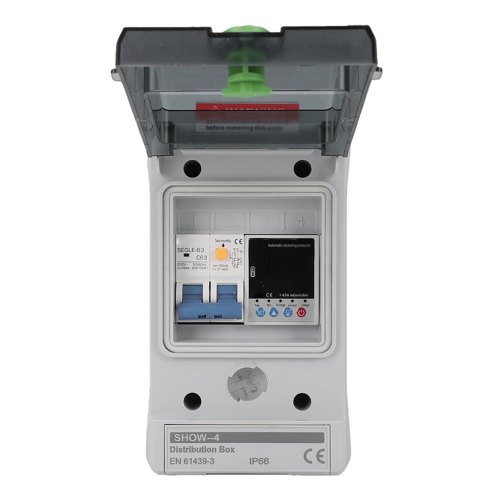 Sorandy Disjoncteur WiFi Intelligent pour Usage Extérieur, 63A