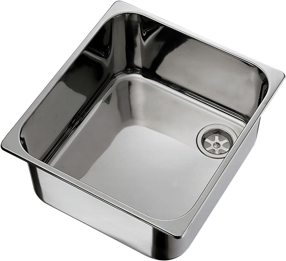 Ambassador Marine Rectangle Stainless Steel Ultra Mirror Polished Finish Sink