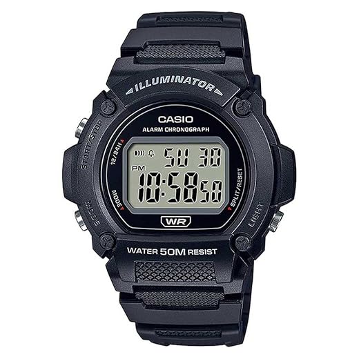 Relógio Casio W-219H-1AVDF-SC Cor:Preto;Tamanho:Unico