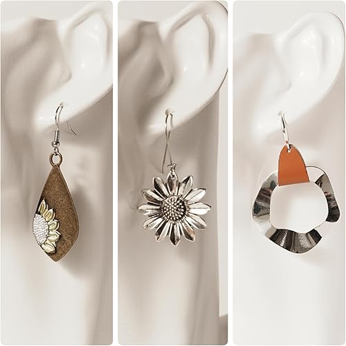 Miniatura 2 de 12 Pairs Boho Vintage Drop Dangle Earrings for Women Ethnic Style Chic Round Jewelry SetRetro Photoshoot Outfit Bundle for Women Trendy Mother's Day