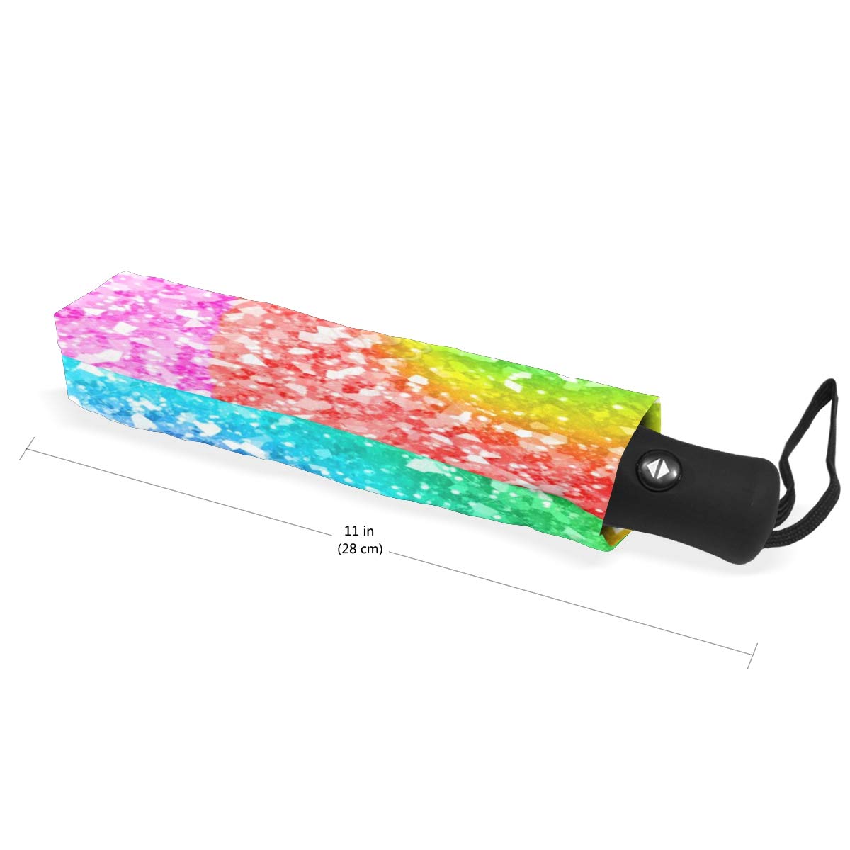 Parasol Plié Ultra-Léger Six Os Avec Boîte Protection Solaire Protection UV Ombre Soleil Pluie Double Usage Idéal Pour Voyage Filles Et Femmes