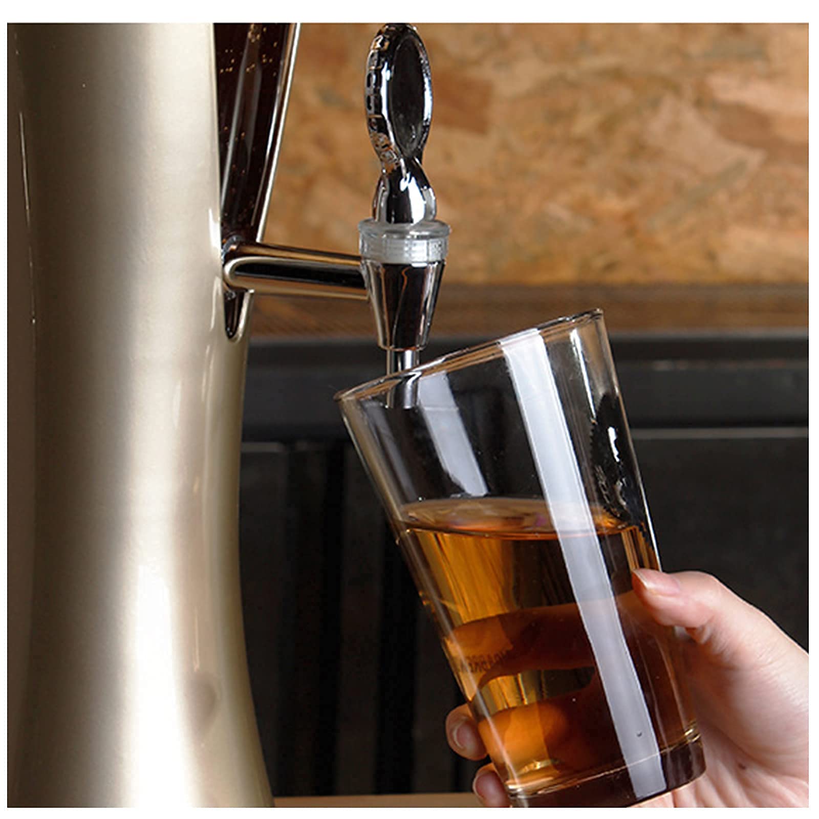 MU Bier Turm, Bierfass Spender Für Home Party Trinken Gewinzer Saft Getränke Flüssige Bar Ware Bierhahn,a,5L.
