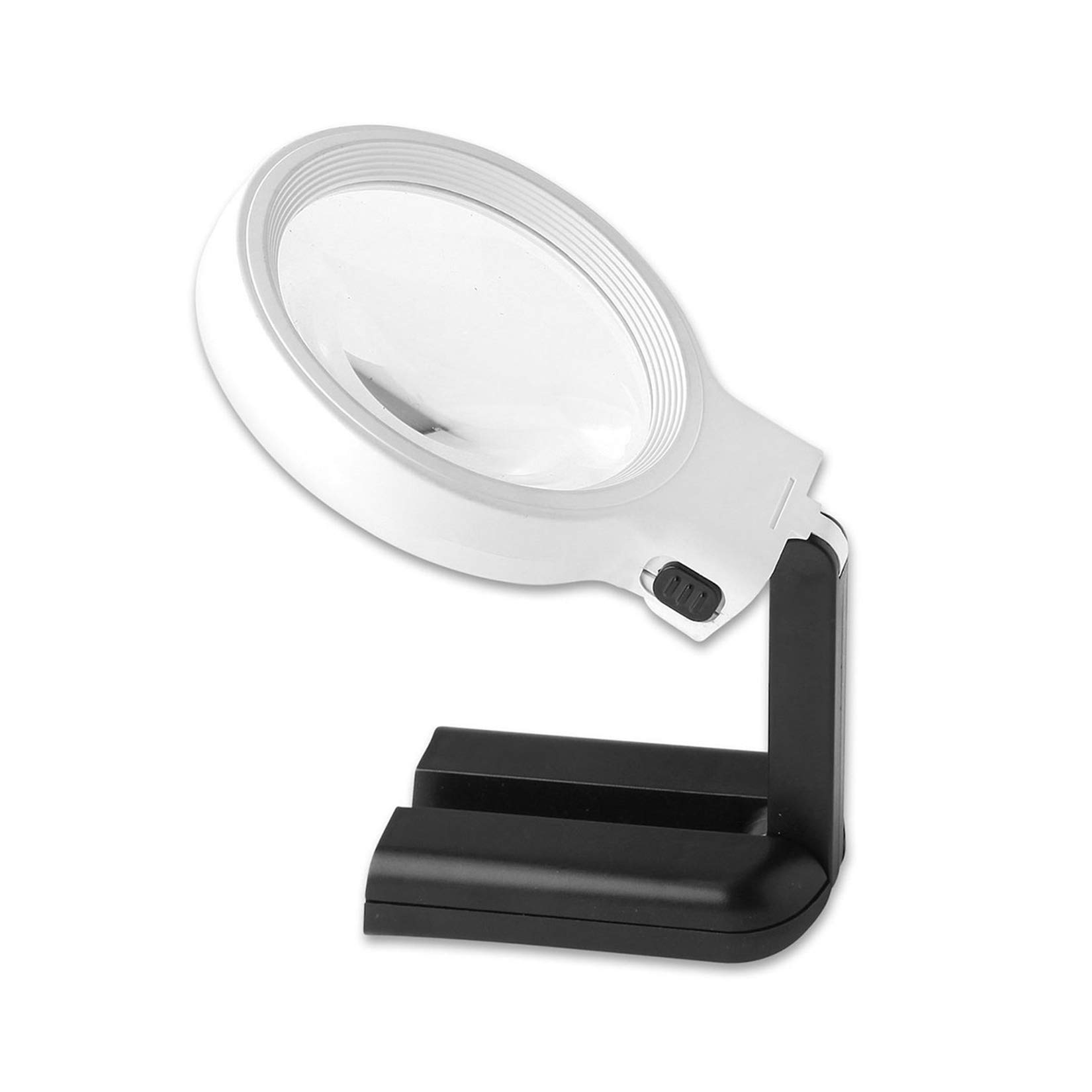 asdchZen Headband Magnifier,Lighted Hands Reading Magnifying Glass,3X Portable Illuminated Magnifier For Reading Inspection Soldering Needlework Repair
