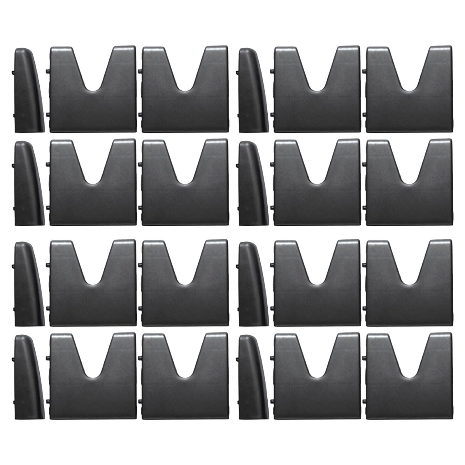 Séparateurs de coffre SUV et voiture, organisateur amovible plastique avec 16 panneaux modulables