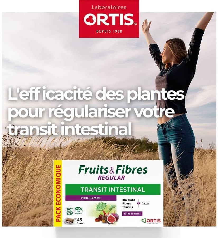 Miniatura 6 de Ortis Fruits & Fibres Regular 45 Cuadros para Masticar