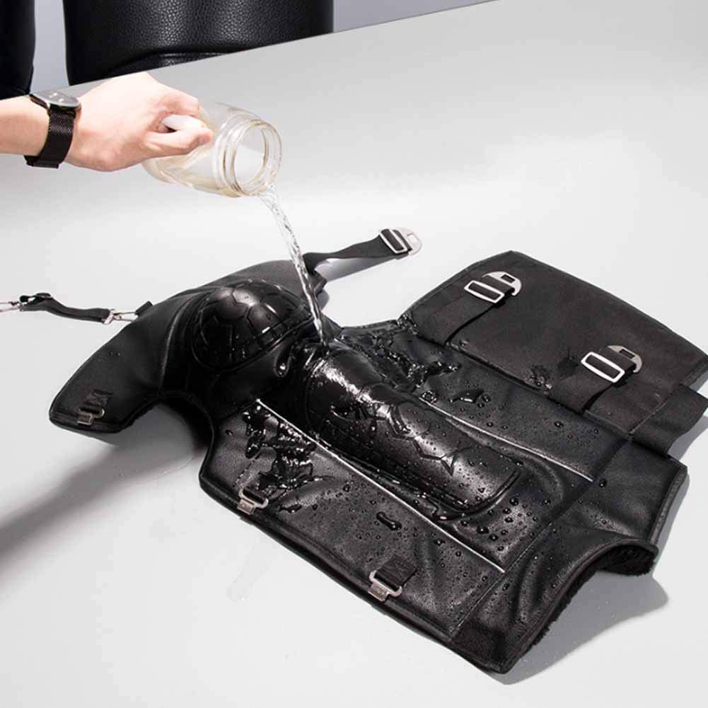 Ginocchiere per moto Resistenza alla caduta Sicurezza calda Allungamento Equipaggiamento da guida imbottito per equitazione invernale Spugna in pelle Lana artificiale in acciaio
