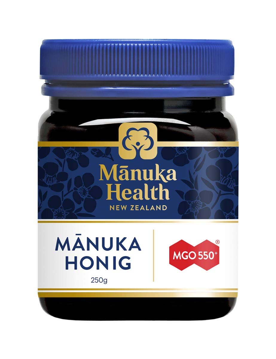 Manuka Health - Manuka Honig MGO 550 + 250g - 100% Pur aus Neuseeland mit zertifiziertem Methylglyoxal Gehalt