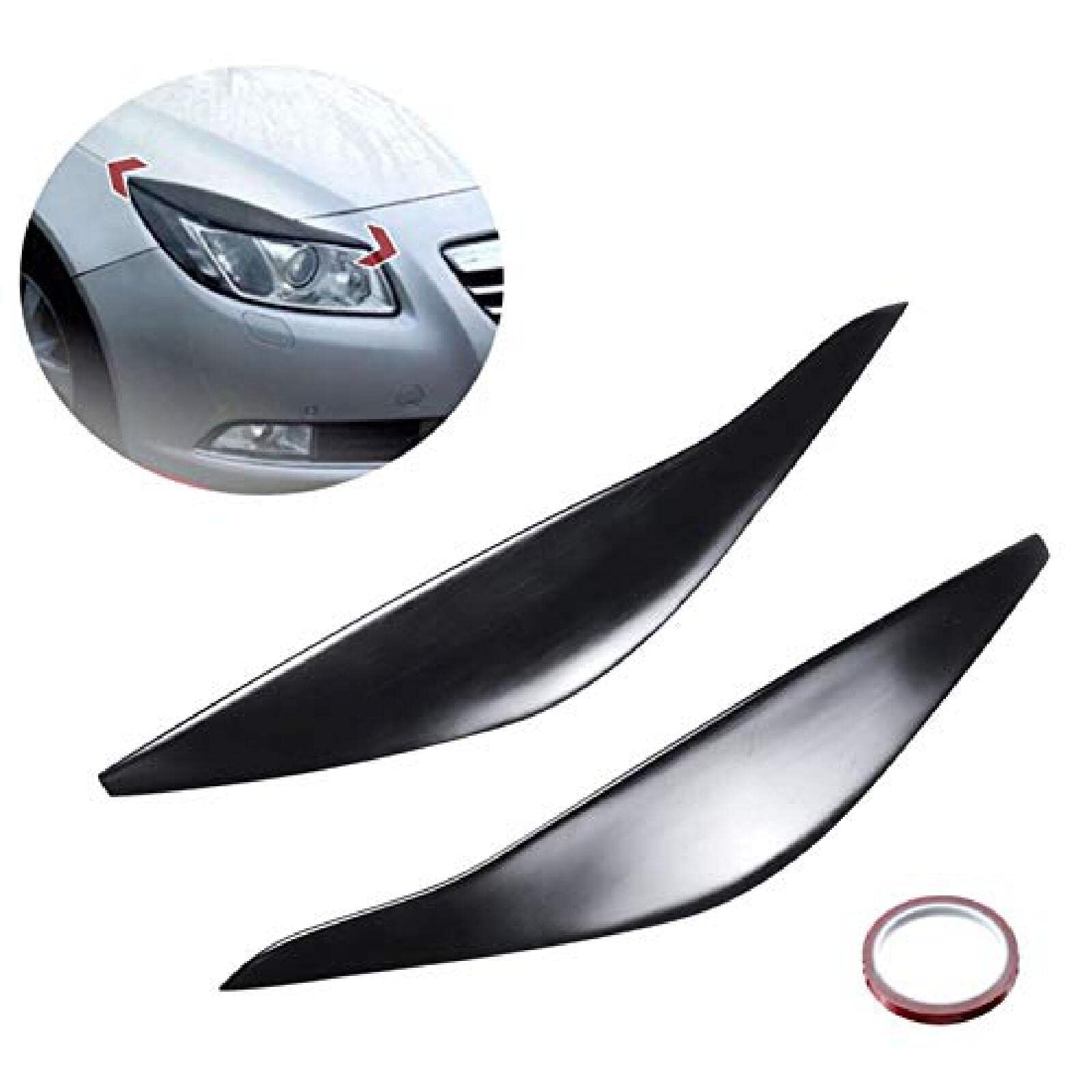 Augenlider Augenbrauen, Für Opel, Für Opel, Für Insignia A Standard 2008-2013 Scheinwerfer Augenbrauen Augenlider Scheinwerfer Augenbrauen Trim Cover Aufkleber Scheinwerfer Augenbrauen