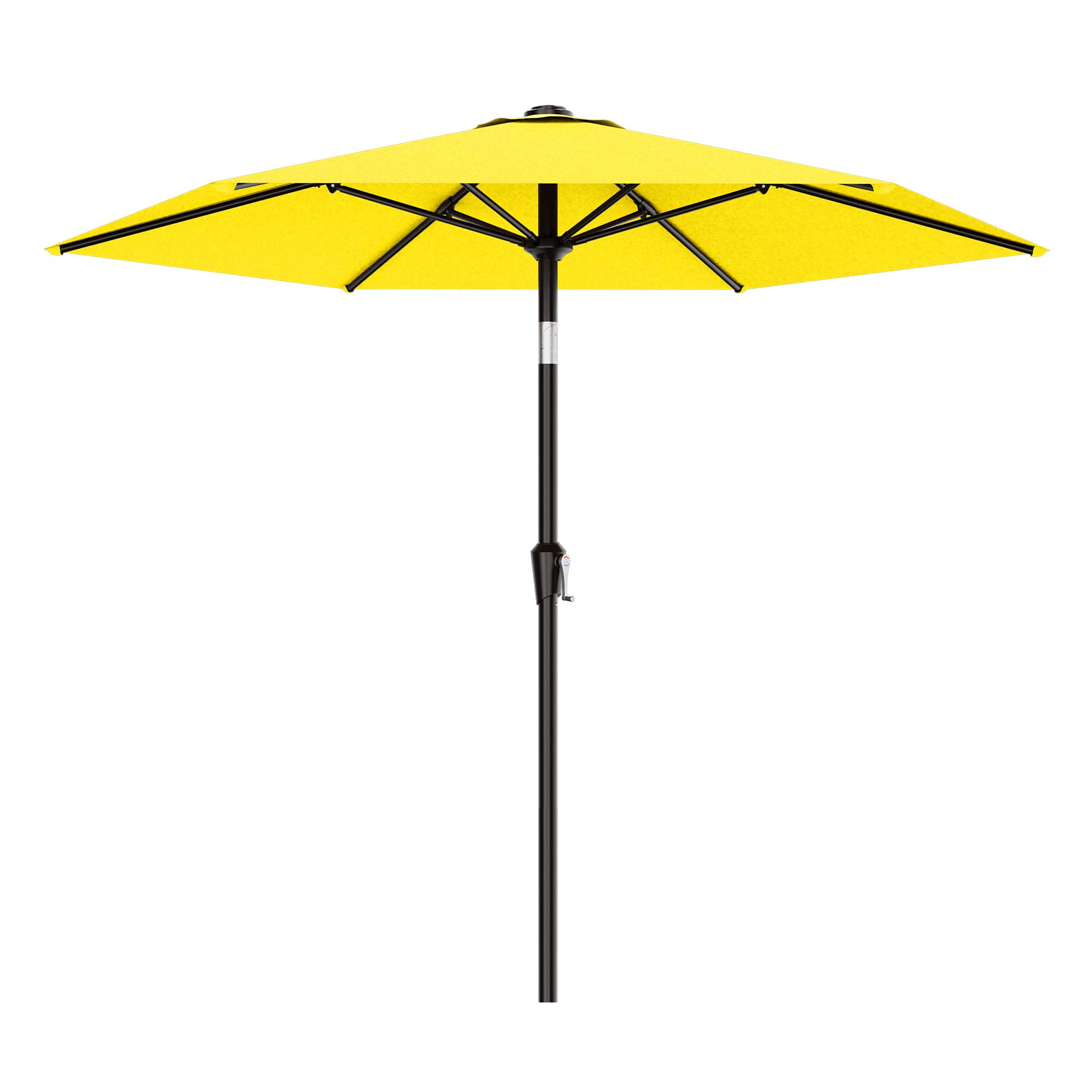 AreShark 10 FT Patio Umbrella for Outdoor, Outdoor Table Umbrella with Push Button Tilt and Crank, Outdoor Patio Umbrellas with 6 Sturdy Ribs, Patio Umbrellas for Market, Garden, Pool (Red) — view 15