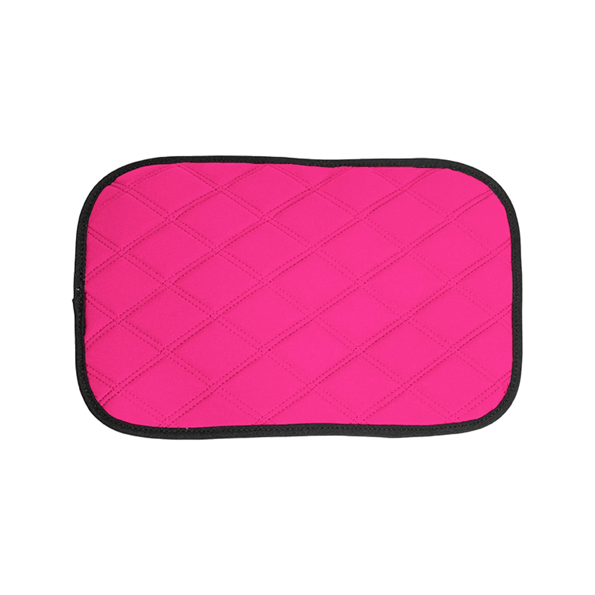 FH Group Neosupreme Pink Diamond Pattern Center Console Pad – Water-Resistant Armrest Cover Protector for Cars, SUVs &amp; Trucks