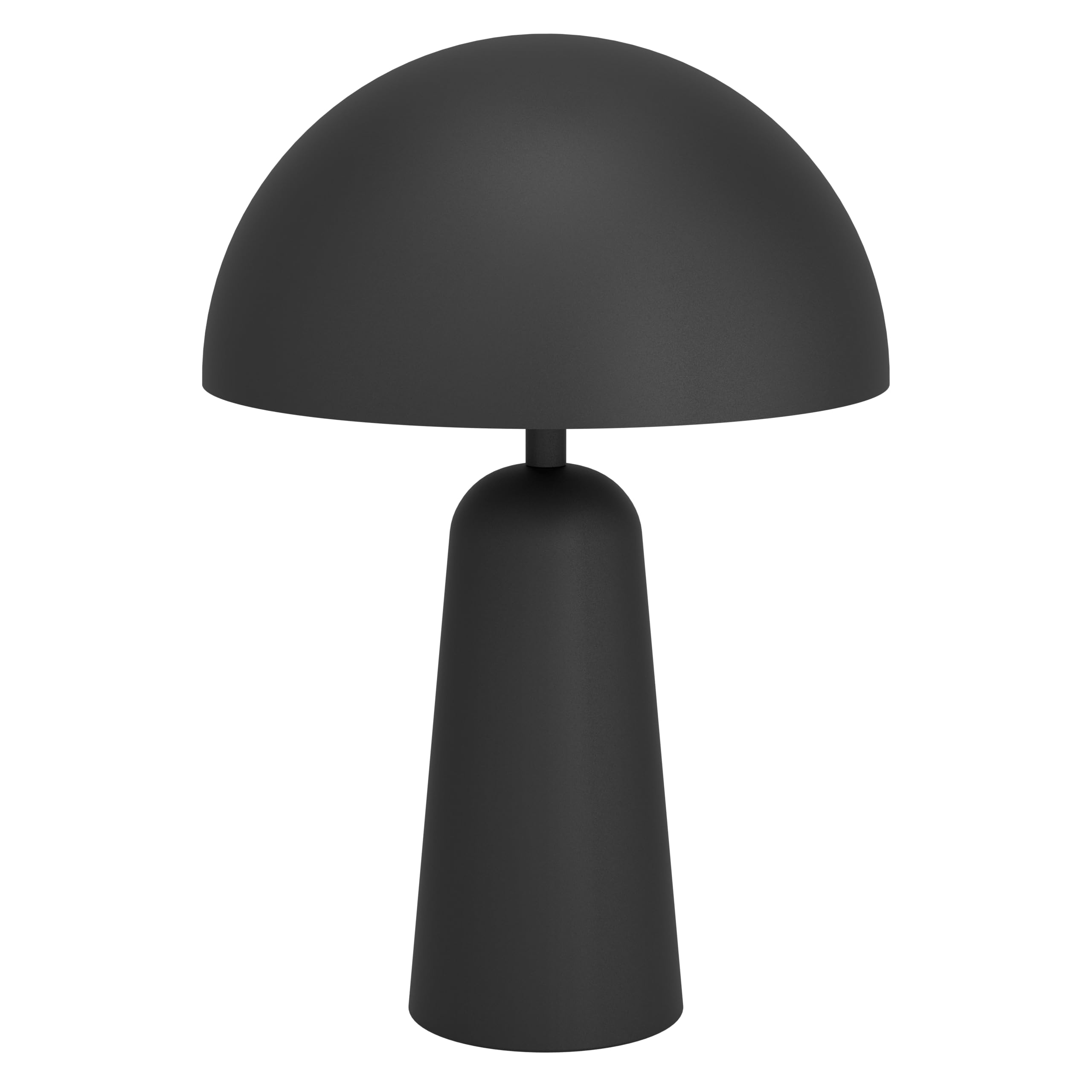 EGLO Aranzola Tischlampe – Pilzförmige Nachttischleuchte (Schwarz/Weiß, E27)