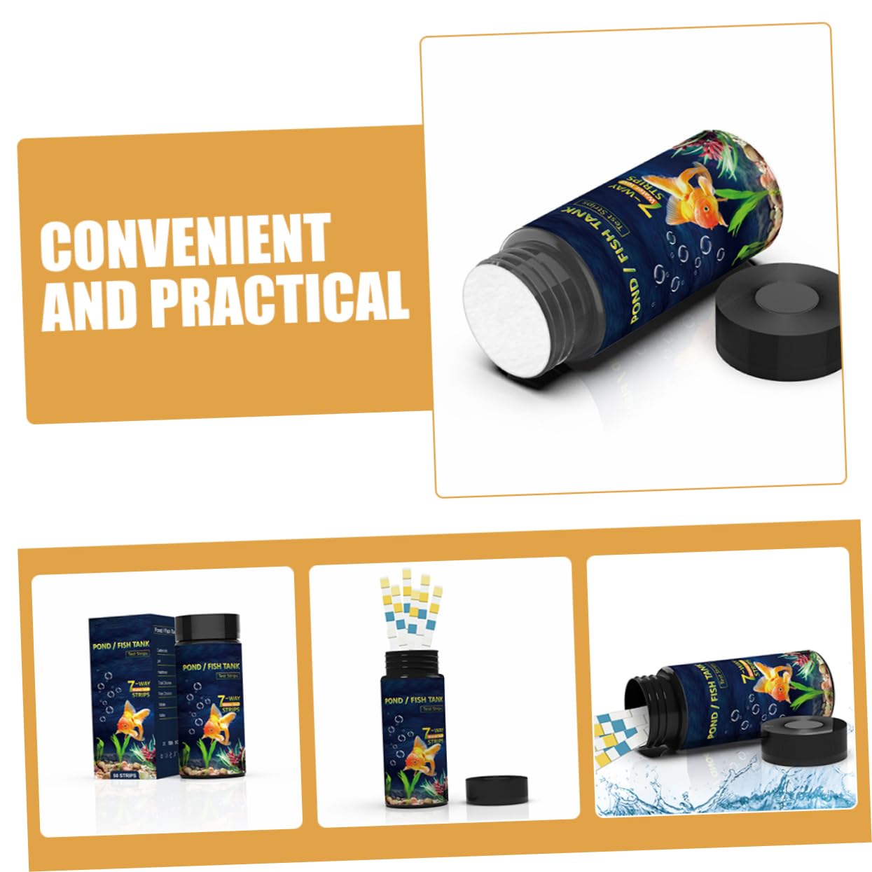 iplusmile 200 Pz Strisce reattive per la qualità dell'acqua test acqua potabile Strisce di test dell'acqua tester di durezza dell'acqua kit per il test dell'acqua della piscina pvc