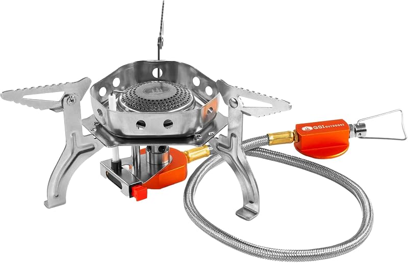 Glacier Remote Canister Camp Stove, 11,000 BTU, Foldable