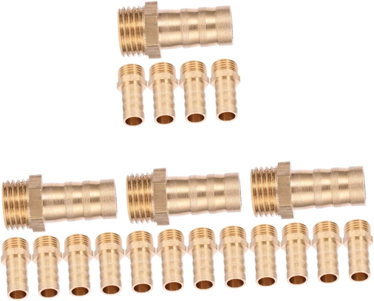 20pcs Straight Line Connector Hose Repair Kit Male Adapter for Applications