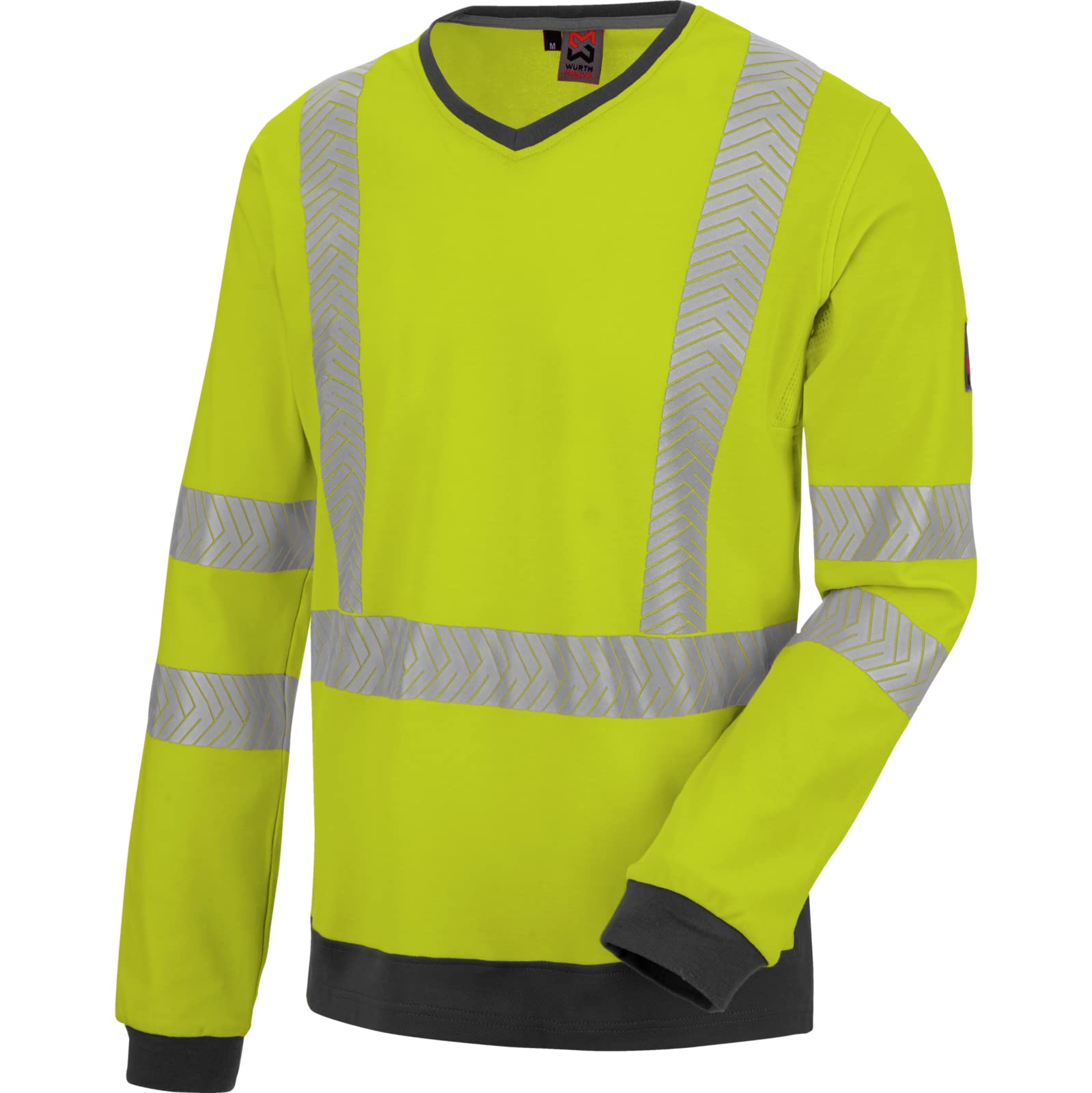 WüRTH MODYF Tee-shirt de travail manches longues haute-visibilité jaune fluo
