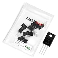 Vista 97 de Chanzon 2N60 TO-220AB NMOS MOS N-Channel Power MOSFET Transistor, alto voltaje y corriente nominal, (paquete de 10 unidades)