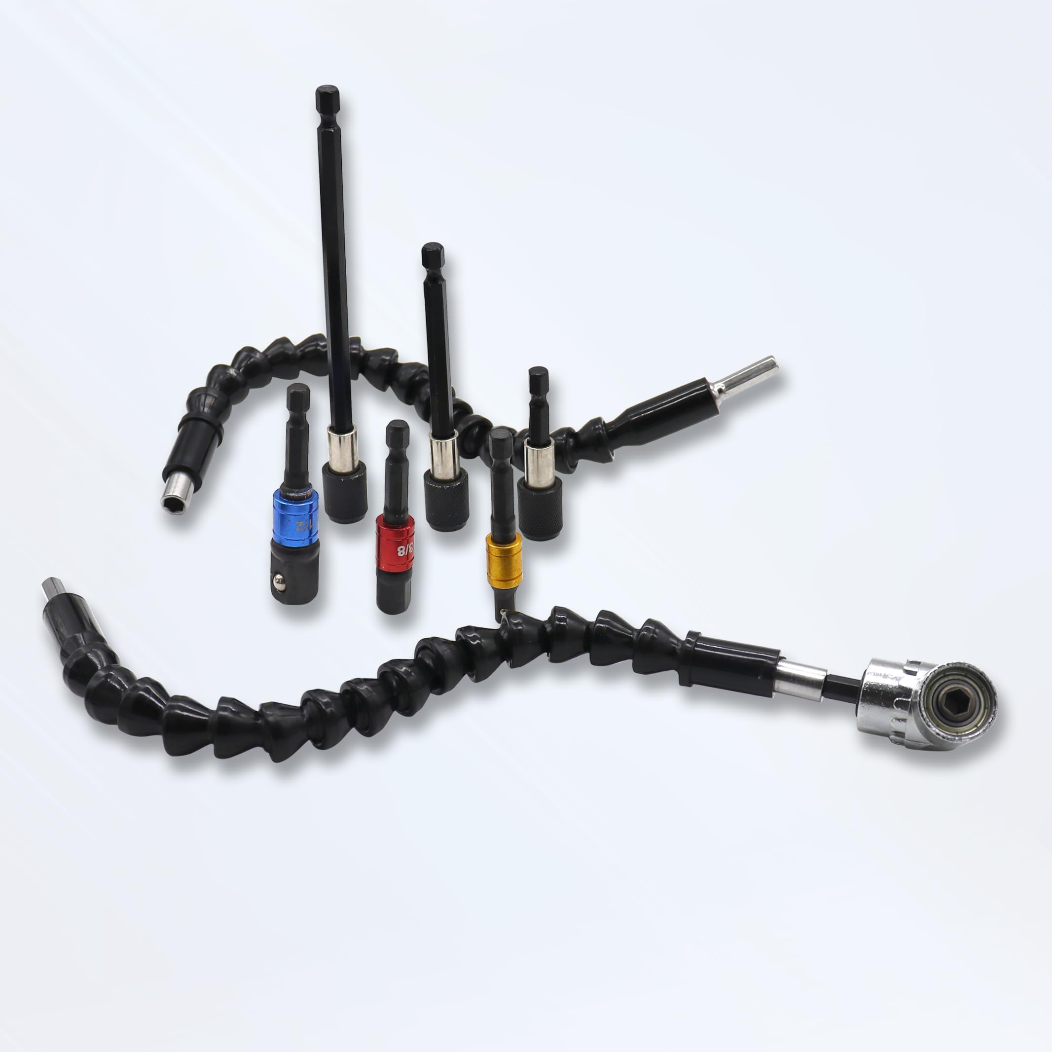 Adaptateur Tournevis 105° Pour Percer Et Visser Dans Les Coins Impossibles - Compatible Hex - 6