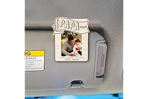 Personalized Photo Car Visor Clip For Dad