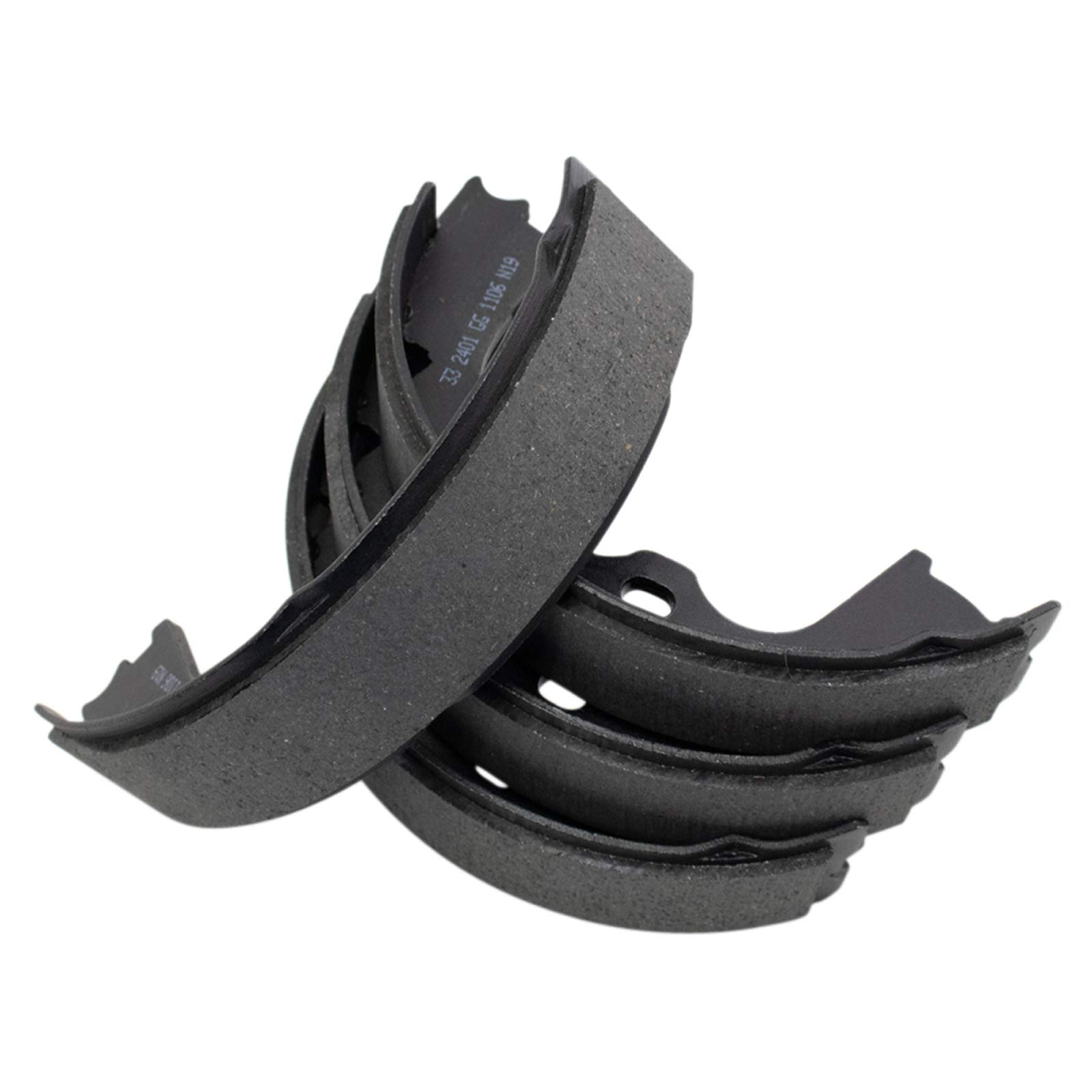 TRQ Rear Parking Brake Shoe Set
