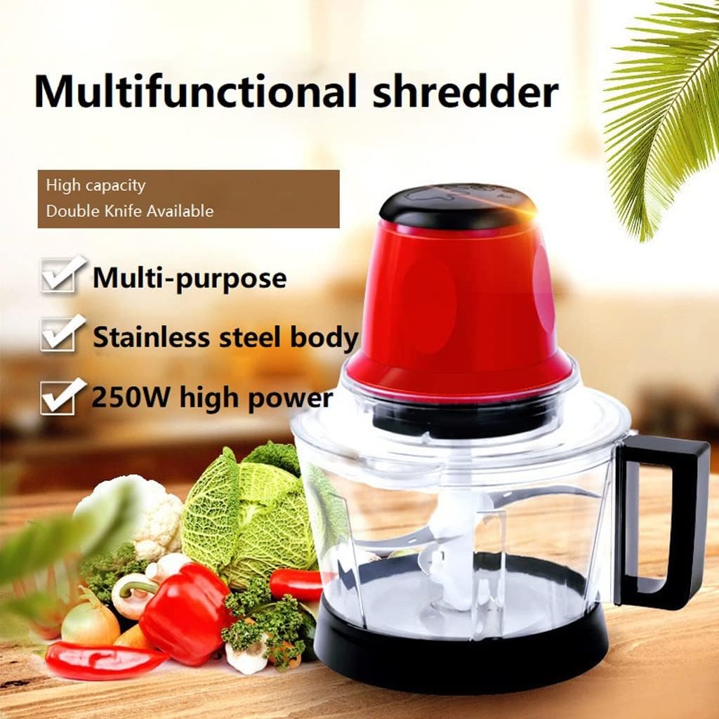 2.8L Powerful Meat Grinder Spice Garlic Vegetable Chopper Electric Automatic Mincing Machine Household Grinder