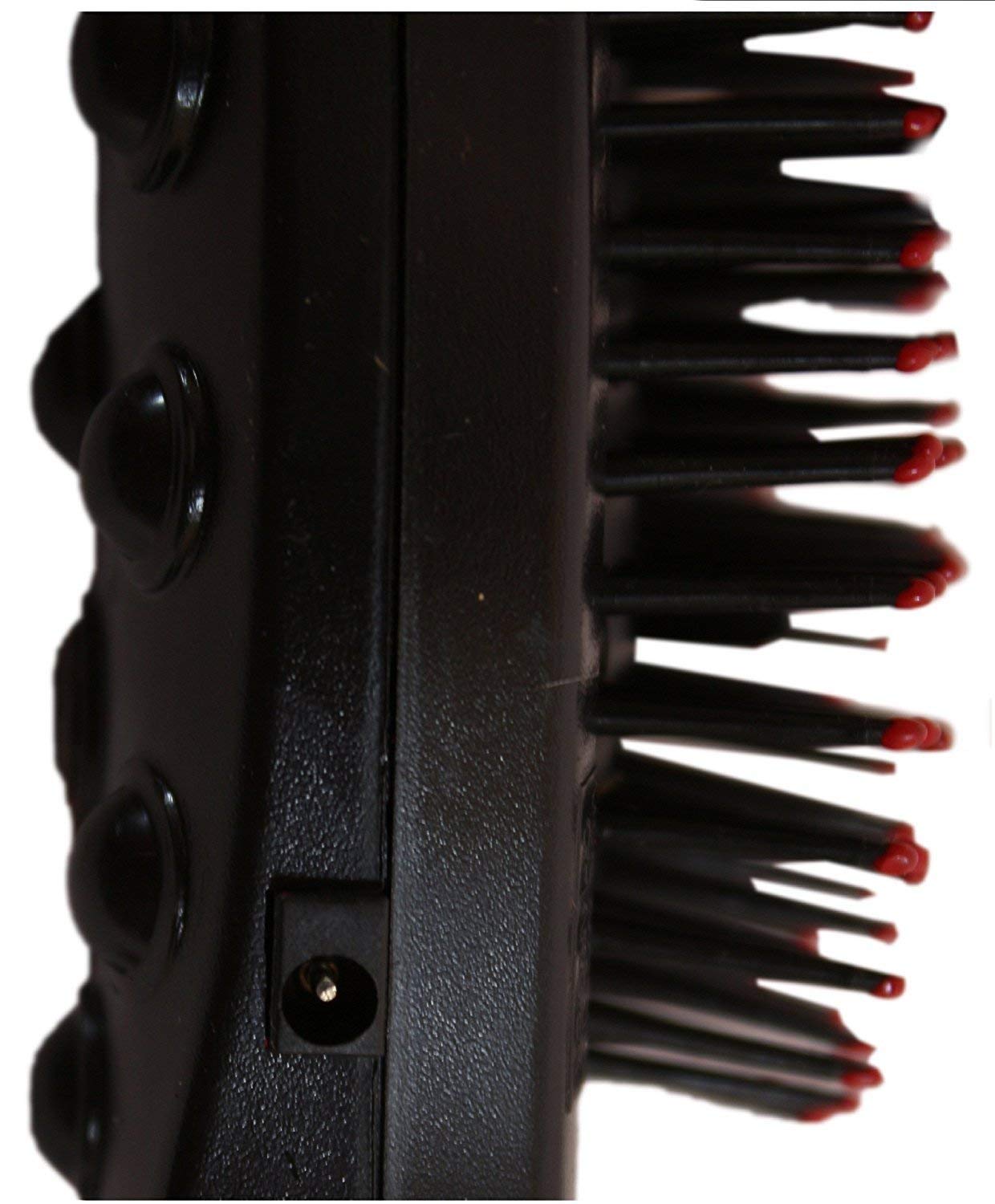 MAPPERZ Combo Electric Megnetic Head Massager Comb Hair Brush For Scalp Blood Circulation with Double Speed in Vibration Treatment Machine For Healthy Hairs Scalp Battery Operated (Black) MAPPERZ Combo Electric Megnetic Head Massager Comb Hair Brush For Scalp Blood Circulation with Double Speed in Vibration Treatment Machine For Healthy Hairs Scalp Battery Operated (Black)
