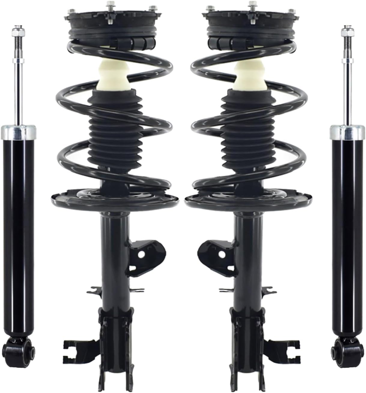 PM Auto Set 4 Front Quick Complete Strut-Coil Spring-Rear Shock For 2015-2024 Nissan Murano V6 3.5L