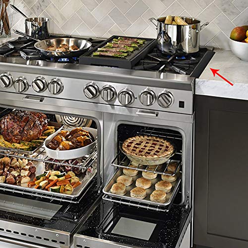 CozyKit Silicone Kitchen Stove Counter Gap Cover Long & Wide Gap Filler