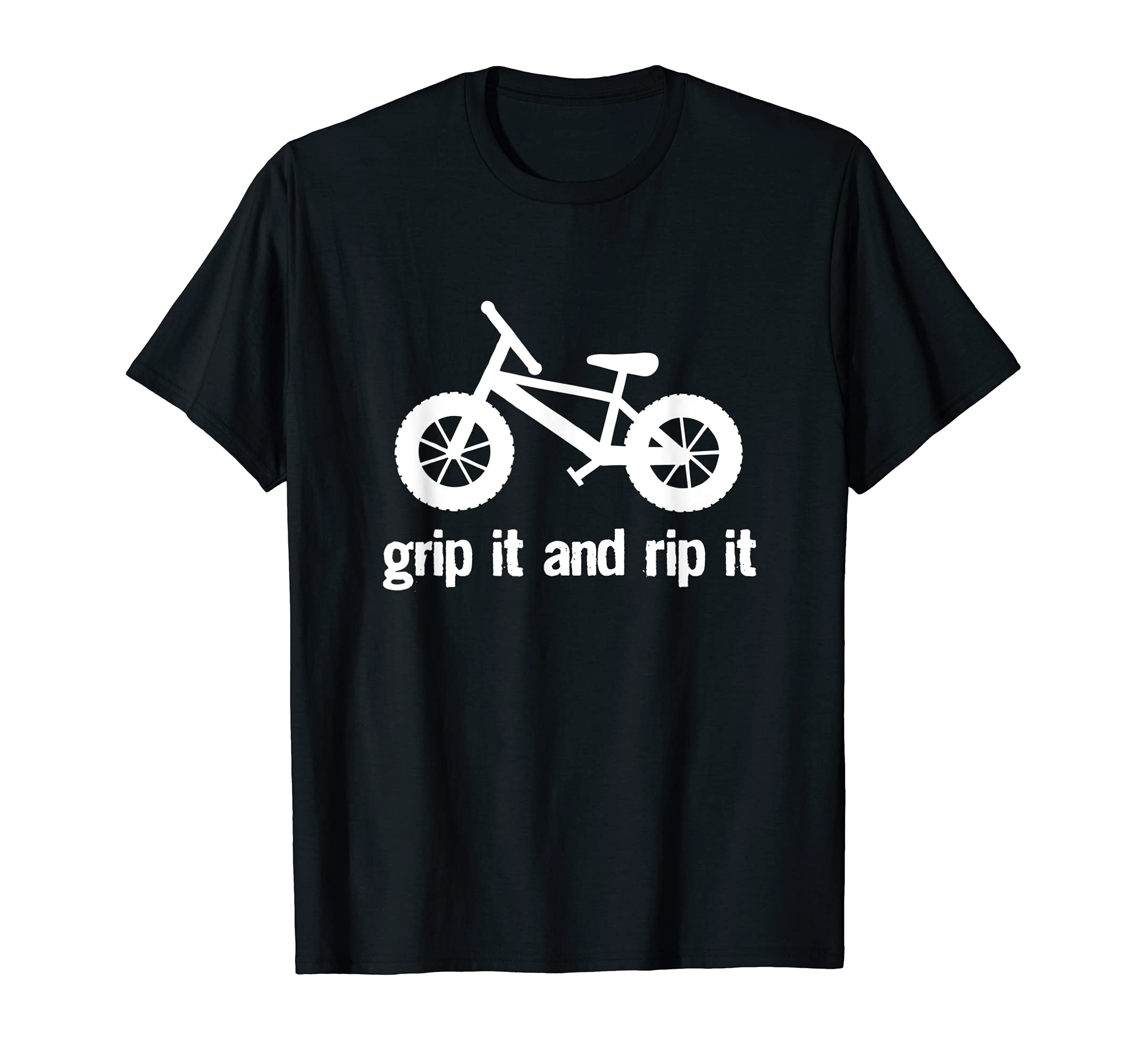 Fat Tire Bike "Grip it and Rip it" MTB Bicycle T-Shirt