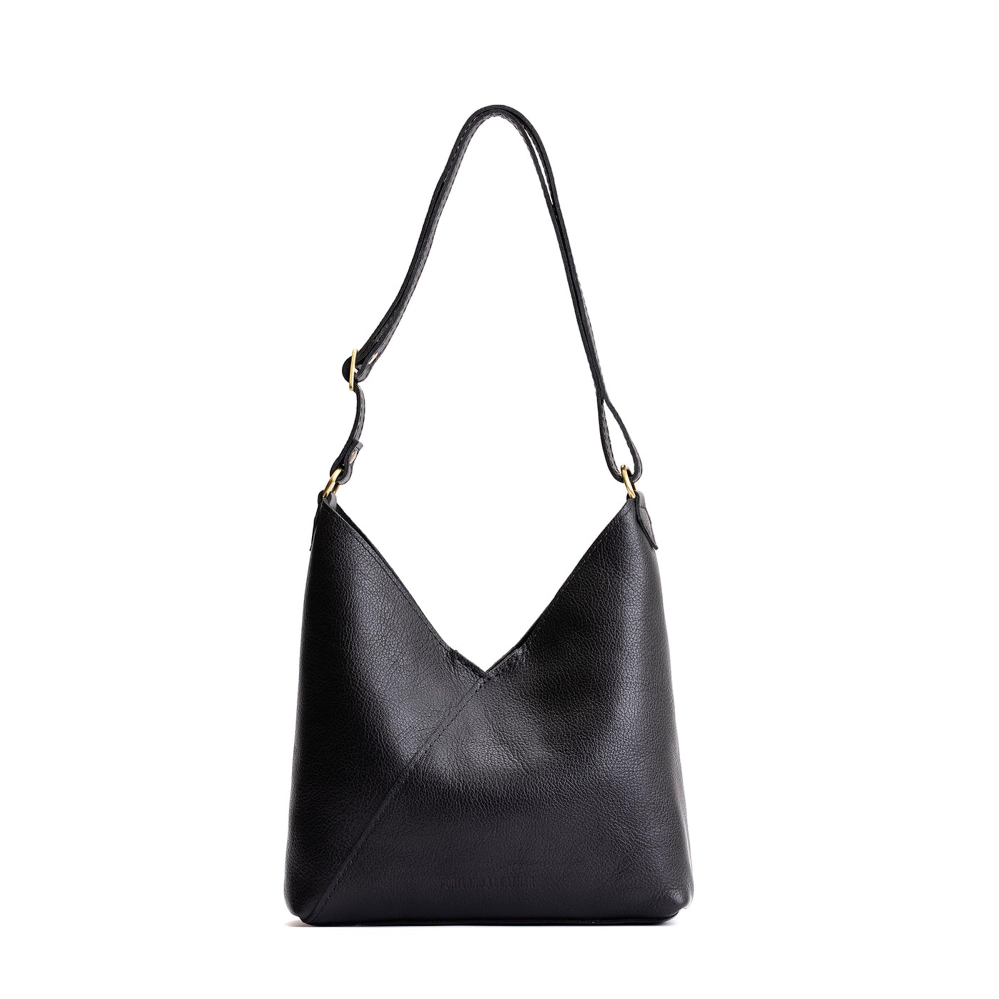 Portland Leather Goods Naomi Shoulder Bag &ndash; Handmade Slouchy Bag with Adjustable Crossbody Strap & Secure Magnetic Closure