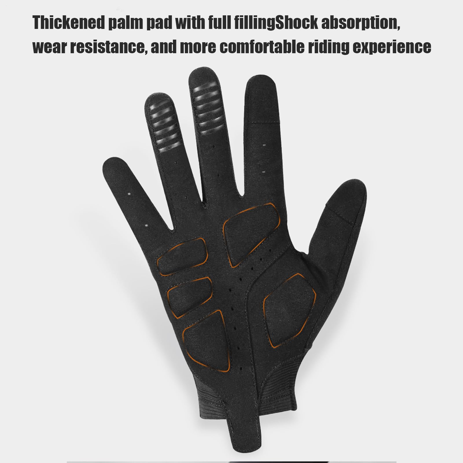 Guantes Ciclismo Para Hombres,Pantalla Táctil Guantes Respirables - Guantes Reflectantes De Invierno Dedo Completo,Para Invierno Frío, Ciclismo de Carretera, Correr, Conducir, Senderismo Al Aire Libre