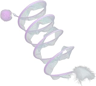 BESTOYARD Túnel Dobrável Para Gatos Brinquedos Para Animais De Estimação Túnel Dobrado Para Gatos Túnel Dobrável Para Gatos Brinquedo Pequeno Para Gatos Túnel Circular Brinquedo Para