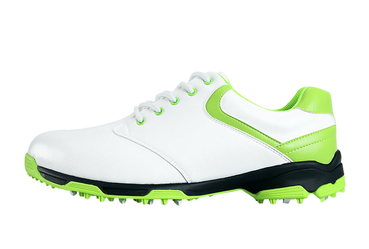 Antideslizante Zapatos de Golf Impermeables con Espigas para Hombres