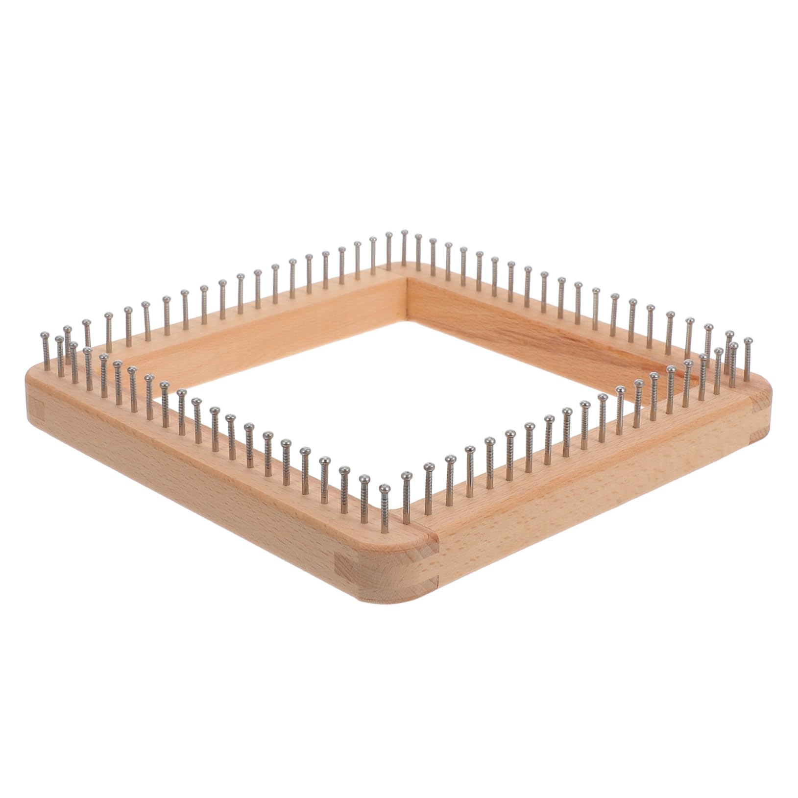 ULDIGI Wooden Knitting Machine Square Weaving Loom DIY Knitting Tool Crafting Loom for Beginners Advanced Knitters