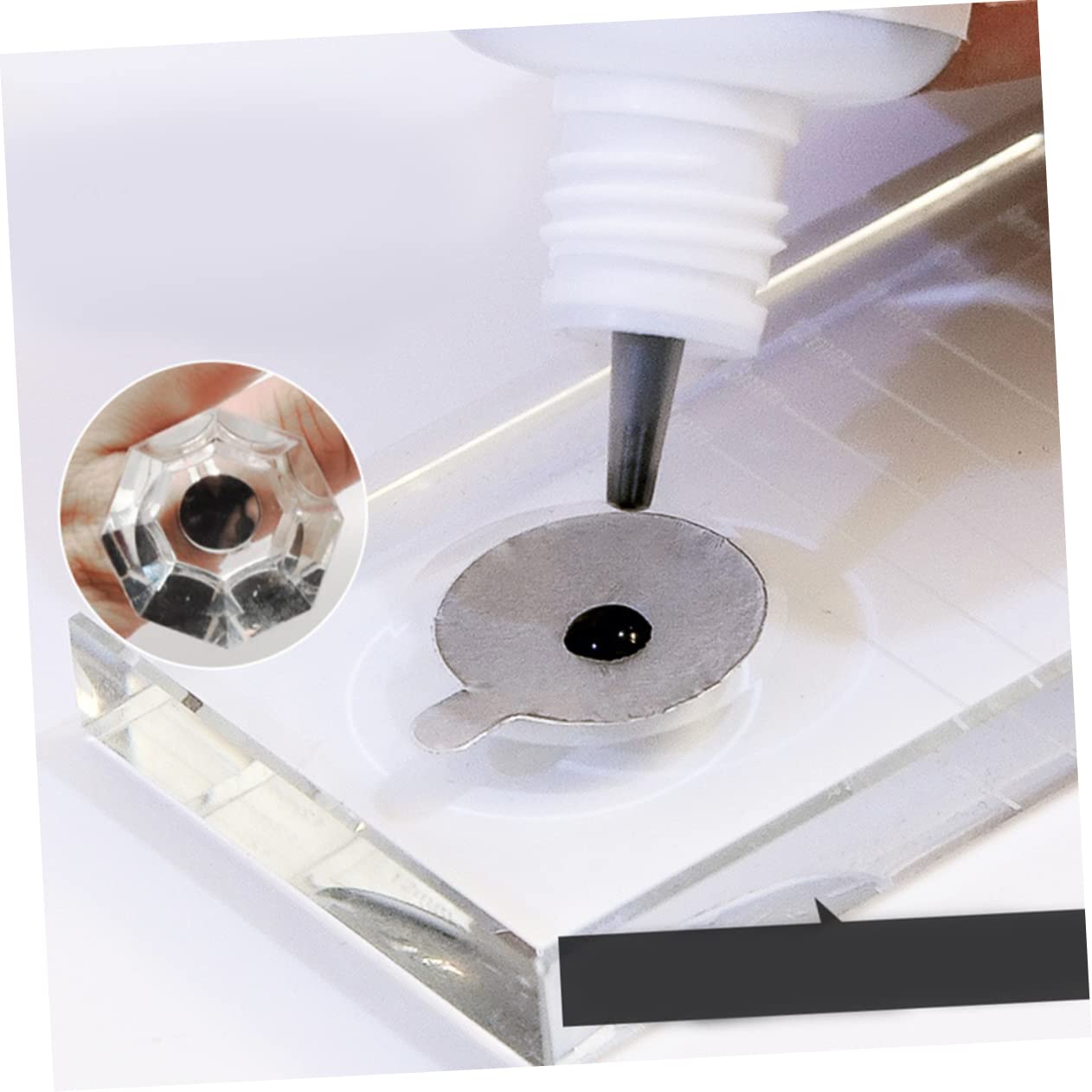 Mikinona 300pcs Women's Eyelash Extension Gasket Strips Semi Permanent Lash Adhesive Stickers for Makeup