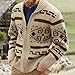 Big Lebowski The Dude Cosplay Costume Jeffrey Lebowski Pullover Cardigan Sweater (US, Alpha, X-Large, Regular, Regular, Cardigan)