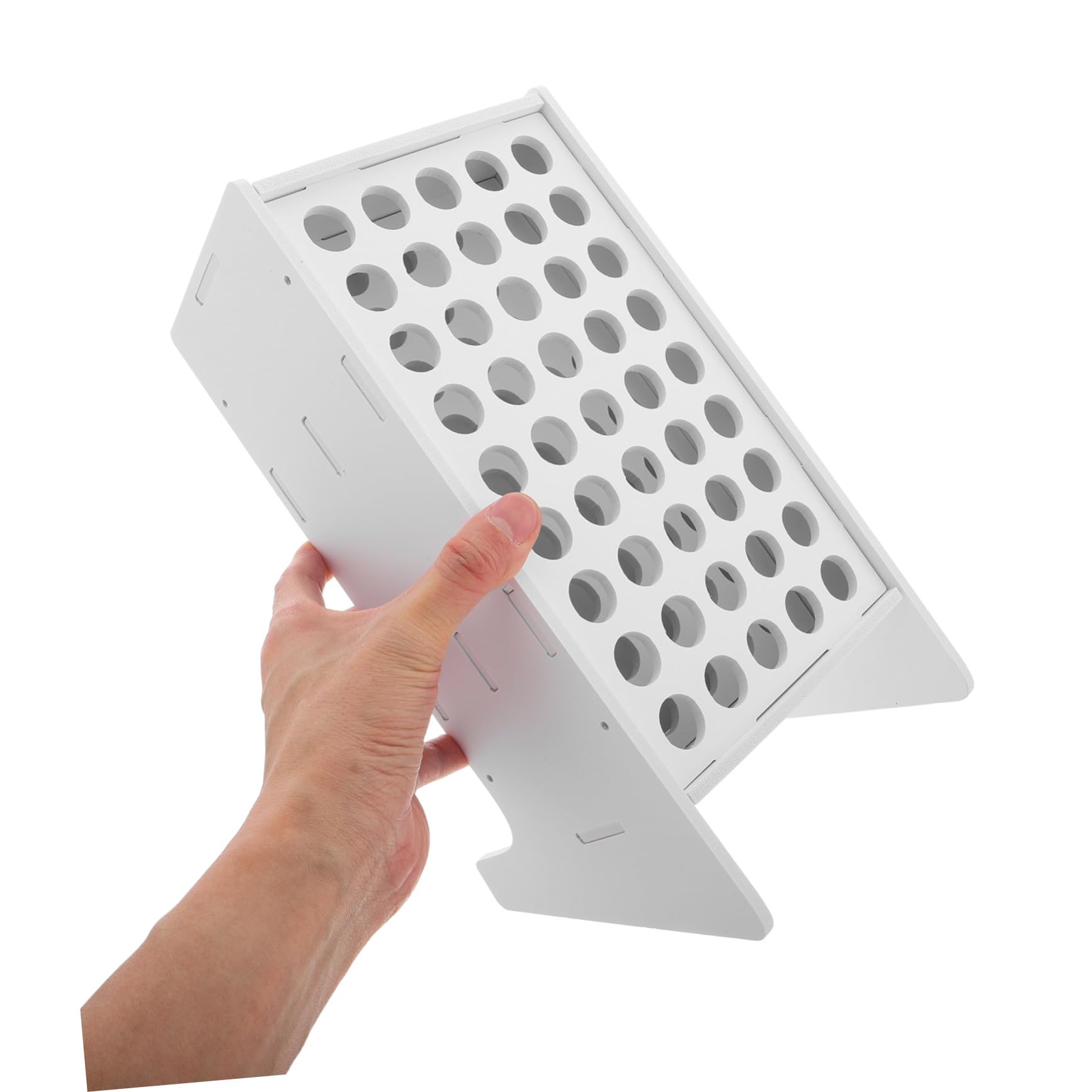 Holibanna Portapenne Inclinato in Plastica Resistente Organizer Salvaspazio per e Matite Supporto Stabile per Scuole Penne Scrivania Multifunzione