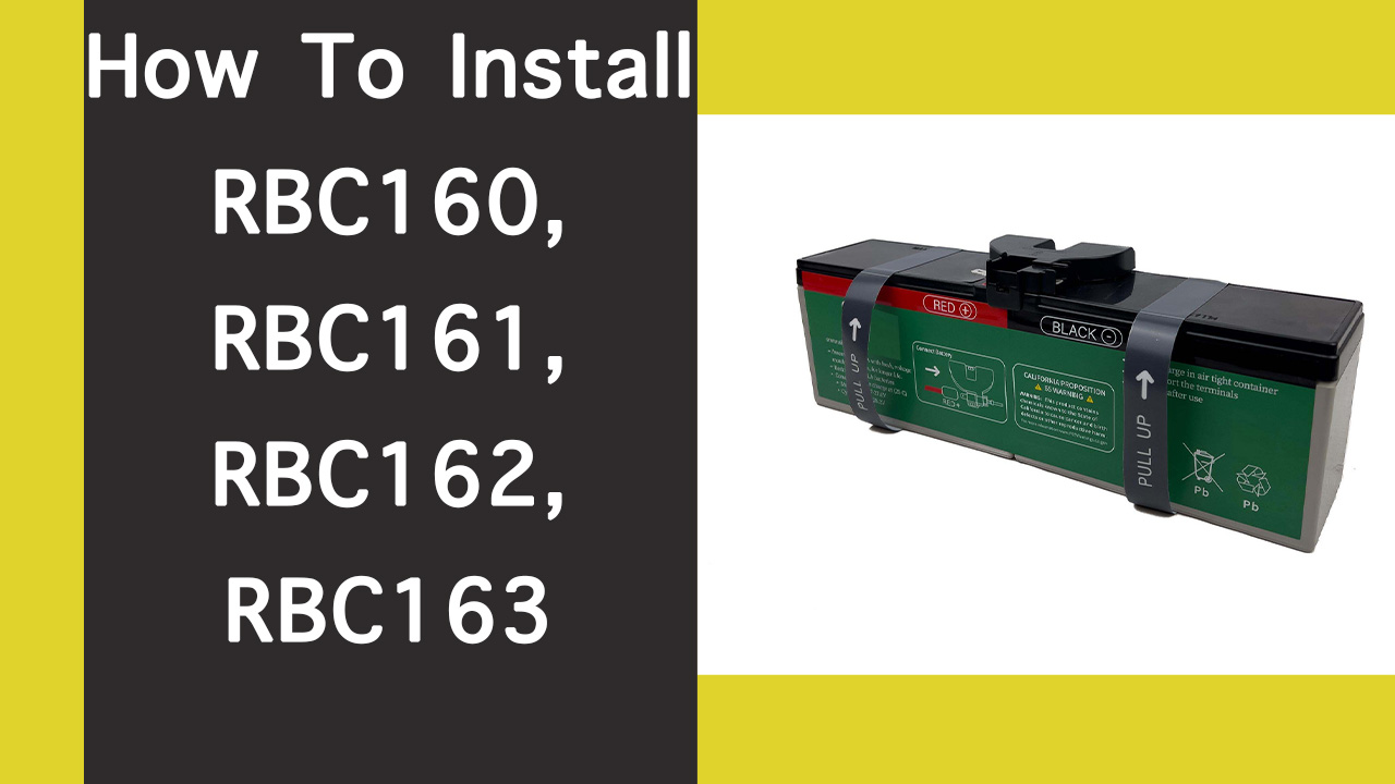 Watch How To Install RBC160, RBC161, RBC162, and RBC163 Battery on ...