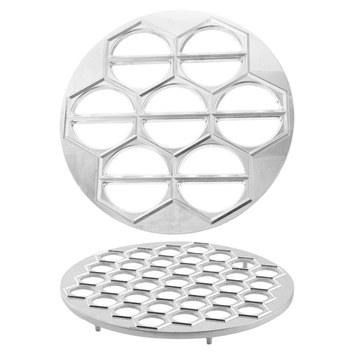 Molde para Ravioles 2piezas de Aleación de Aluminio Plata