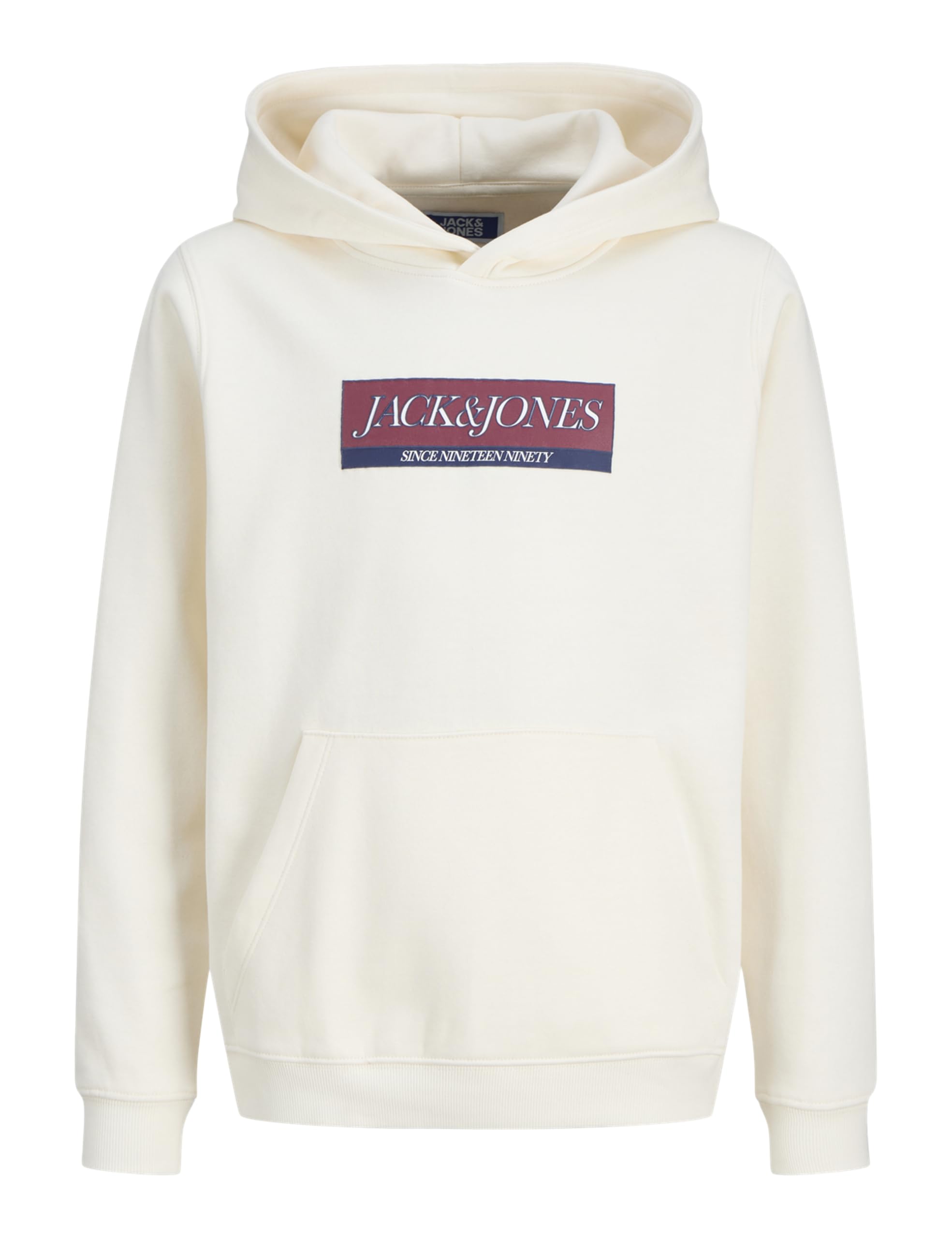JACK & JONES Junior Jorinwood Block Branding Sweat Noos Jnr, Antique White, 152