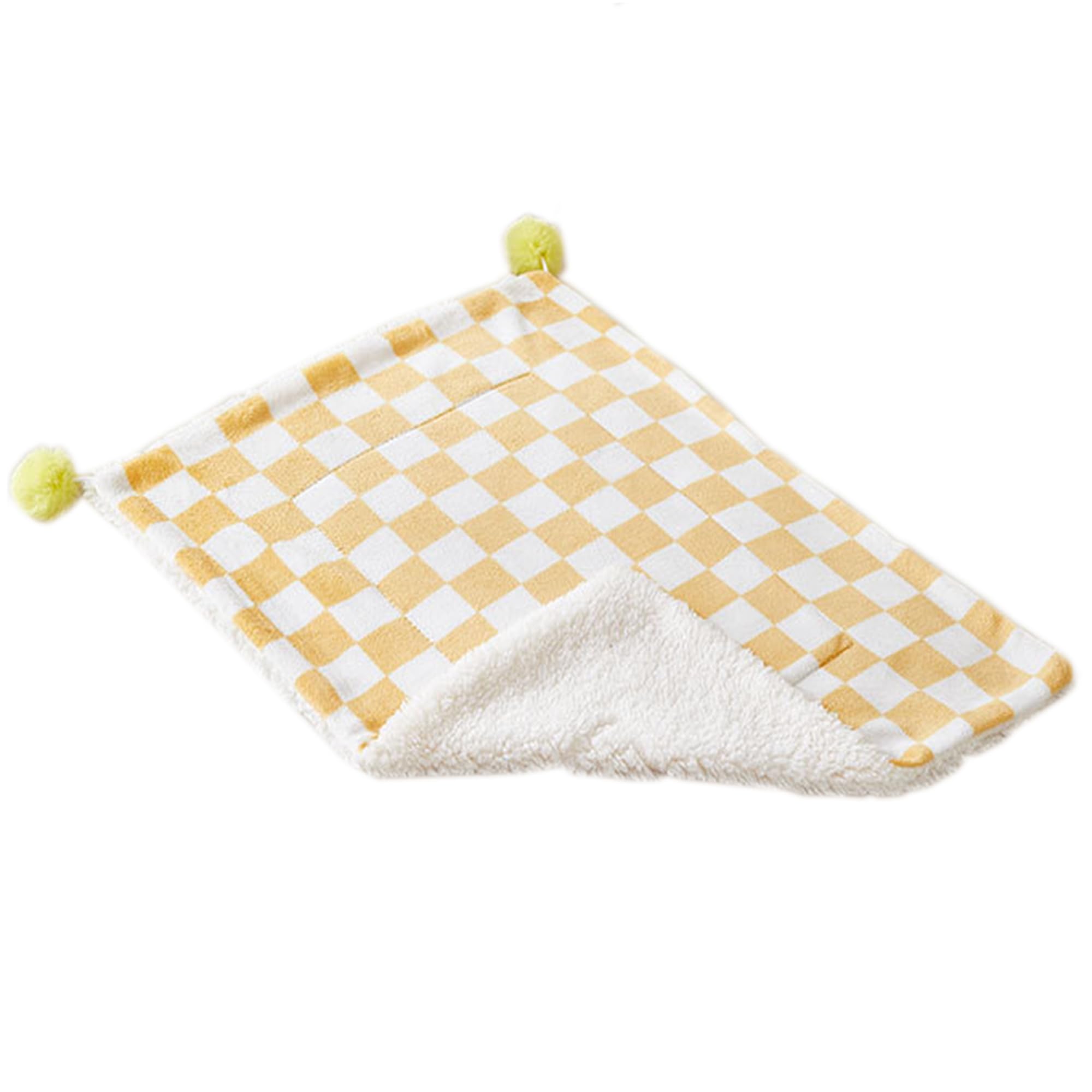 Mantas para perros, cojines para mascotas, protección suave para sofá y cama, manta calmante para gatos, manta protectora de muebles, lavable a máquina, antiarañazos (amarillo, 4 piezas, 100 x