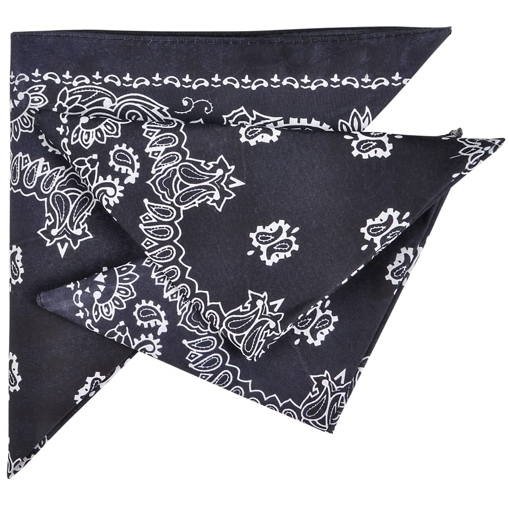 Rhode Island Novelty Blue Western Bandanas, 12 Pieces per order